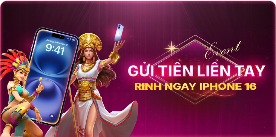 Gửi tiền liền tay, rinh ngay iPhone 16